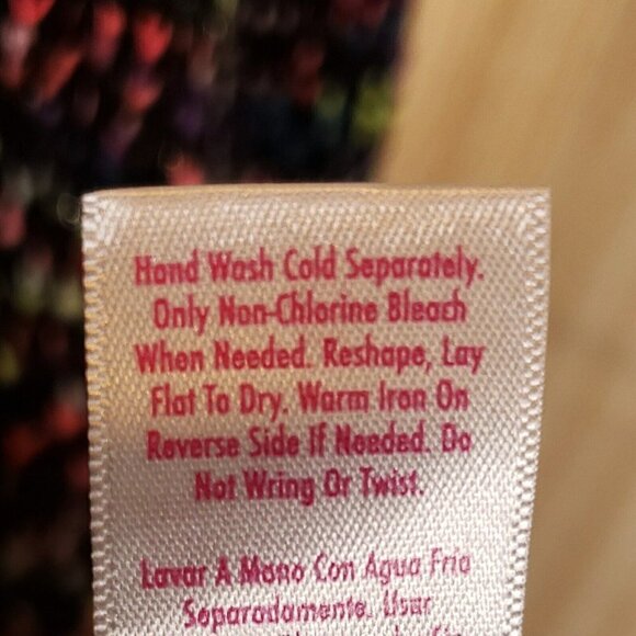 Justice Girls Black Cropped New Sweater With Multi Color Threads Large - Picture 7 of 7